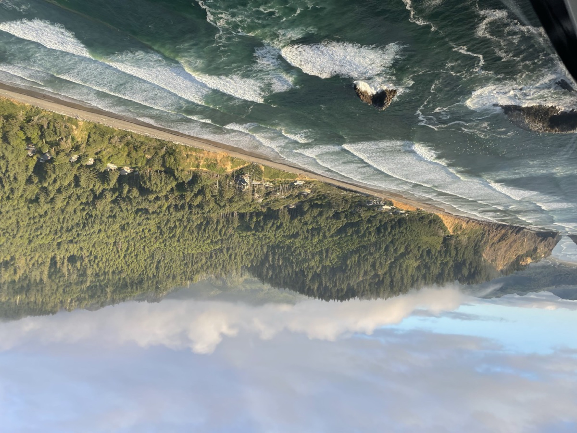 Aerial headland